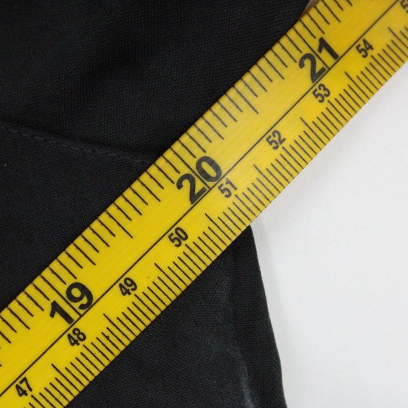 Vintage Silk Land Blouse Top Womens Black Button Front Long Sleeve Size Small S - Picture 8 of 9